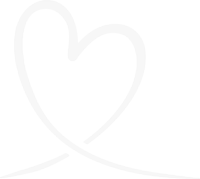 A faint, gray outline of a heart shape on a white background symbolizing pet rehabilitation.